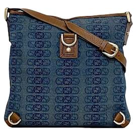 Gucci-Gucci Interlocking Abby Shoulder Bag-Brown,Blue