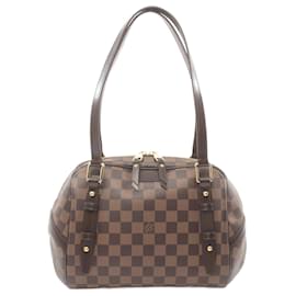 Louis Vuitton-Louis Vuitton Rivington PM Shoulder Bag-Brown,Damier ebene