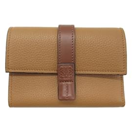 Loewe-Loewe Vertical Wallet Small-Brown,Beige