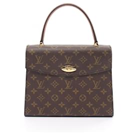 Louis Vuitton-Louis Vuitton Malesherbes Monogram Handbag-Brown