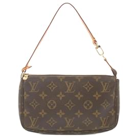 Louis Vuitton-Bolsa Pochette Accessoires Louis Vuitton-Marrom