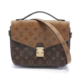 Louis Vuitton-Louis Vuitton Pochette Metis MM Handbag-Brown,Black