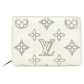 Louis Vuitton-Louis Vuitton Mahina Leather Bi-Fold Wallet-Pink,White