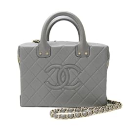 Chanel-Bolsa de couro feminina Chanel AS3344-Marrom