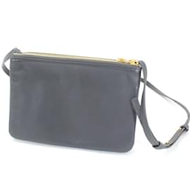 Céline-Bolsa de Ombro Celine Trio Small-Marrom