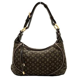 Louis Vuitton-Louis Vuitton Manon PM Monogram Mini Lin Shoulder Bag-Brown