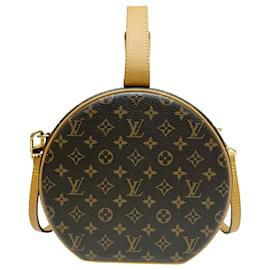 Louis Vuitton-Bolsa de Ombro Petite Boite Chapeau Monograma Louis Vuitton-Marrom