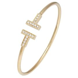 Tiffany & Co-Pulseira Tiffany T Diamond Wire em ouro amarelo 18K-Outro