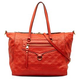Louis Vuitton Monogram Empreinte Lumineuse PM Rosso Rosso