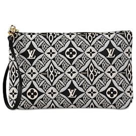 Louis Vuitton-Pochete Neverfull MM Louis Vuitton Preta Desde 1854-Preto