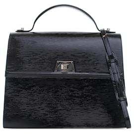 Louis Vuitton-Louis Vuitton Black Electric Epi Sevigne Satchel-Black