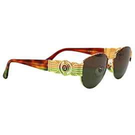 Fendi-Fendi Brown Oval Tinted Sunglasses-Brown