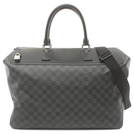 Louis Vuitton-Louis Vuitton Black Damier Graphite Neo Greenwich -Black