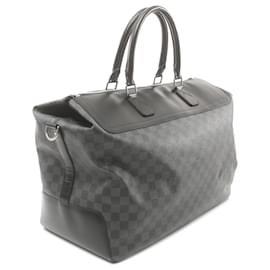 Louis Vuitton-Louis Vuitton Black Damier Graphite Neo Greenwich -Black
