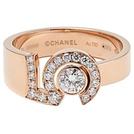 Chanel-Anel de banda em ouro bege K18BG eterno da Chanel-Outro