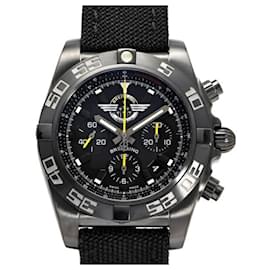 Breitling-Breitling Chronomat 44 Aço Preto Edição Limitada Jet Team-Outro