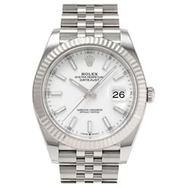 Rolex-Relógio Rolex Datejust 41 126334 com mostrador branco-Outro