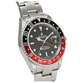 Rolex-Relógio masculino Rolex GMT Master II 16710 com mostrador preto e pontos-Outro