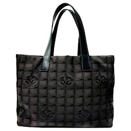 Chanel-CHANEL New Travel Line Tote Bag-Brown