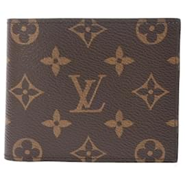 Louis Vuitton-Carteira dobrável Marco NM em Monograma Louis Vuitton marrom-Marrom