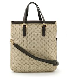 Louis Vuitton-Bolsa Francoise Monograma Louis Vuitton-Caqui