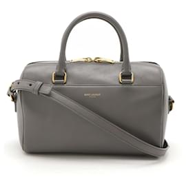 Yves Saint Laurent-Bolsa de mão Baby Duffle Yves Saint Laurent-Marrom