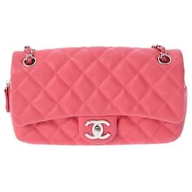 Chanel-Chanel Matelasse Diana Pink Shoulder Bag-Pink