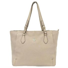 MCM Leder Schultertasche E0486 Beige