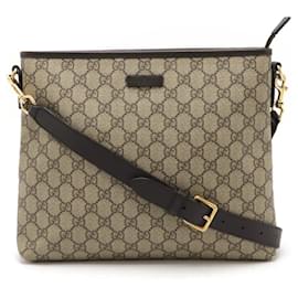 Gucci-Bolsa de Ombro Gucci GG Supreme-Marrom,Bege,Castanho escuro