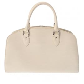 Louis Vuitton-Bolsa Louis Vuitton Epi Pont Neuf PM-Fora de branco