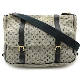 Louis Vuitton-Bolsa de Ombro Sac Maman Monograma Louis Vuitton-Azul,Monograma