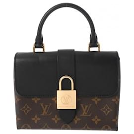 Louis Vuitton-Bolsa Louis Vuitton Monogram Rocky BB Noir-Preto