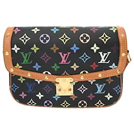 Louis Vuitton-Louis Vuitton Multicolor Sologne Noir Shoulder Bag-Black