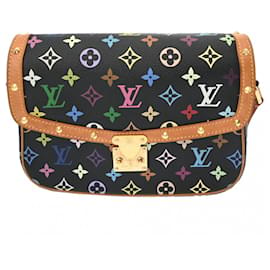 Louis Vuitton-Louis Vuitton Multicolor Sologne Noir Shoulder Bag-Black