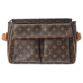 Louis Vuitton-Louis Vuitton Monogram Vivacite GM Handbag-Brown