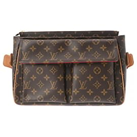 Louis Vuitton-Bolsa Louis Vuitton Monogram Vivacite GM-Marrom