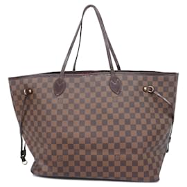 Louis Vuitton-Louis Vuitton Damier Neverfull GM Tote Bag-Damier ebene