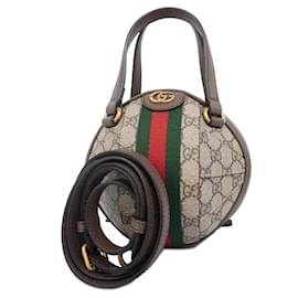 Gucci-Gucci Ophidia Handbag-Brown