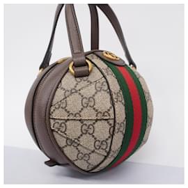 Gucci-Gucci Ophidia Handbag-Brown