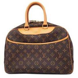 Louis Vuitton-Louis Vuitton Monogram Deauville Handbag-Brown