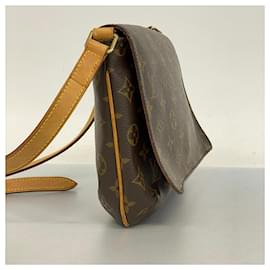 Louis Vuitton-Louis Vuitton Monogram Musette Tango Shoulder Bag-Brown