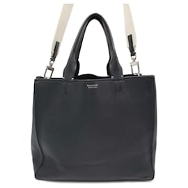 Tiffany & Co-Tiffany Leather Tote Bag-Black