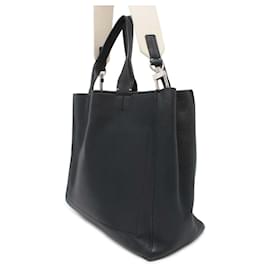 Tiffany & Co-Tiffany Leather Tote Bag-Black