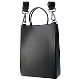 Fendi-Bolsa de couro preta Fendi-Preto