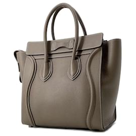 Céline-Bolsa de mão Celine Luggage Micro Shopper-Outro