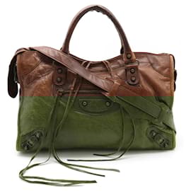 Balenciaga-Balenciaga The City Editor's Bag-Brown,Dark brown