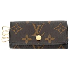 Louis Vuitton-Louis Vuitton Monogram 4-Ring Key Case-Brown