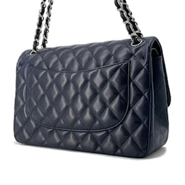 Chanel-Chanel Chain Shoulder Bag Matelasse-Navy blue