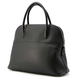 Hermès-Sac à main Hermes Bolide 31 en Taurillon Clemence noir-Noir