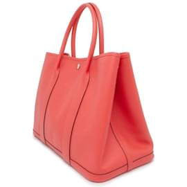 Hermès-Hermes Tote Bag Garden PM in Rose Jaipur-Pink